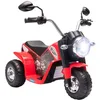 Image de HOMCOM Moto Électrique Enfant Chopper Tout-Terrain 6 V 20 W Rouge Noir