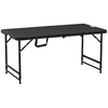 Image de Outsunny Table de Jardin Rectangulaire Pliable 118L x 60l x 74H cm Gris