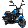 Image de HOMCOM Moto électrique pour Enfants, 3 km/h, 6V, avec Phare LED, Charge Max. 25 kg, Voiture électrique pour Enfants, 2 Roues d'entraînement, de 18 à 36 Mois, avec Moteur Puissant, Bleu