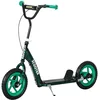 Image de AIYAPLAY Trottinette Enfant - Trottinette Enfant 6-12 Ans - Grandes Roues - Ø30cm - Hauteur Réglable - Frein Arrière et Béquille - Vert