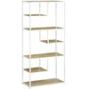 Image de HOMCOM Bibliothèque Étagère de Rangement 7 Niveaux 83x34x180 cm