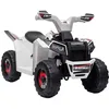 Image de HOMCOM Quad Électrique pour Enfants 6V 70L x 41,5l x 48,5H cm Blanc