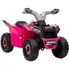 Image de HOMCOM Quad Électrique pour Enfants 6V 70L x 41,5l x 48,5H cm Rose