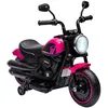Image de HOMCOM Moto électrique pour Enfants, 3 km/h, 6V, avec Phare LED, Charge Max. 25 kg, Voiture électrique pour Enfants, 2 Roues d'entraînement, de 18 à 36 Mois, avec Moteur Puissant, Rose