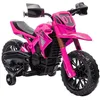 Image de AIYAPLAY Moto Électrique Enfants Moto Cross Batterie 6 V 3 à 8 Ans Rose