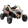 Image de AIYAPLAY Voiture électrique enfant UTV KAWASAKI TERYX KRX 1000 12 V Jaune
