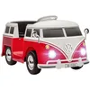 Image de AIYAPLAY Voiture Électrique Enfant Volkswagen T1 12V 2 Moteurs Rouge