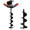 Image de GT Garden Tarière Thermique 52 cm3 + mèches 150 et 250 mm