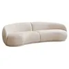 Image de Oviala Canapé en Tissu Beige 3 Places