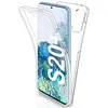 Image de PHONILLICO Coque pour Samsung Galaxy S20 Plus - Housse Etui Gel TPU Silicone Intégrale Transparent Protection Full Silicone Souple Ultra Mince Tactile Deux Parties Avant Arrière Emboitable