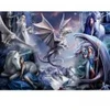 Image de Bluebird Puzzle Anne Stokes - Silver Dragon Collage Puzzle-F-90036