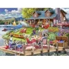 Image de Bluebird Puzzle Lake View Cabin Mountain Time Puzzle-F-90925