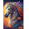 Image de Bluebird Puzzle Floral Horse Puzzle-F-90931