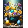 Image de Bluebird Puzzle Oeufs de Pâques et Fleurs Puzzle-F-90956