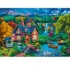 Image de Bluebird Puzzle Maison Colorée près du Lac Puzzle-F-91152