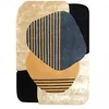 Image de IMPALO Tapis Salon Fait Main Atoll Multicolore 120x170 en Laine Care&Fair