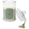 Image de HOME DECO FACTORY - BO5580 - Bougie Parfumée Bonbonnière Verte - Hauteur : 29 cm