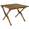Image de HOME DECO FACTORY, HDO0071, Camping Modèle Mariposa M1, Salon de Jardin, Mobilier, Table d'Extérieur, 58x44x60 cm, Naturel