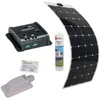 Image de Pack ANTARION Panneau Solaire Souple 135W Camping car Van Life + régulateur solaire SC10