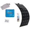 Image de ANTARION Pack Panneau Solaire Souple 135W Camping Car Van Life + Régulateur Solaire VICTRON 220W 15A