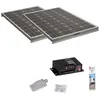 Image de Antarion Pack 2X Panneaux solaire 120W + kit de Pose avec régulateur MPPT 320W 20A