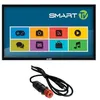 Image de Alden Pack TV LED 22" 55cm Téléviseur Connecté GooglePlay Bluetooth Camping Car + HDSAT Cordon Allume Cigare 12V Universel