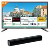 Image de Antarion Pack TV LED 24" 60cm Téléviseur Smart TV 12V + Barre de Son 30W