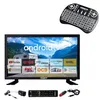 Image de Antarion Pack TV LED 22" 55cm Téléviseur HD Connecté 12V + Clavier Ergonomique