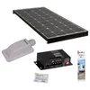 Image de Antarion Pack Black Booster Panneau Solaire 170W + Régulateur Solaire MPPT20