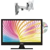 Image de Antarion Pack TV LED 16" 40cm HD TNT + Support TV Camping Car 180° Charge Max 15kg