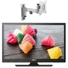 Image de Antarion Pack TV LED 19" 48cm Téléviseur HD Camping Car 12V + Support TV 180° Charge Max 15kg