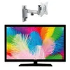 Image de Antarion Pack TV LED 22" 55cm Full HD 12V Camping-Car + Support TV 180° Charge Max 15kg