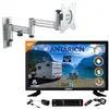 Image de ANTARION Pack TV LED 22" 55cm Téléviseur Full HD Smart TV + Support TV Double Bras