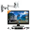 Image de ANTARION Pack Télévision LED 19'' 48cm Téléviseur HD 12V + Support TV Double Bras