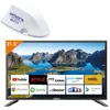 Image de Antarion Pack TV LED 22" 55cm Full HD Android Smart TV Camping Car + Antenne 4G FIT Blanc Wi-FI Micro-Sim