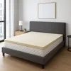 Image de Provence Literie Surmatelas Top Confort Mémoire de Forme Souple 58 Kg/m3 140x200 x 4,5 cm Déhoussable Entretien Facile - Anallergique - à l'Aloe Vera
