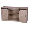 Image de Urban Living Buffet New York 2 Portes coulissantes - Marron