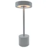 Image de Lumisky Lampe de table sans fil touch en aluminium gris clair LED ROBY GREY H30cm
