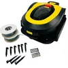 Image de Nemura Robot Tondeuse 600 m2 - Coupe de 18cm avec Lames en Acier de Haute qualité - Réglable, Pratique et Ingénieux - Livré avec Cable, Piquet et Station de Chargeur