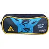 Image de BAGTROTTER Trousse scolaire 2 compartiments Vorax Bleue Requins