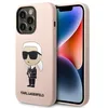 Image de KARL LAGERFELD KLHMP14XSNIKBCP Coque rigide pour iPhone 14 Pro Max 6,7" Rose SI
