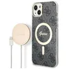 Image de Guess Bundle Pack MagSafe 4G Zestaw etui adowarka MagSafe iPhone 14 (czarnyzoty)