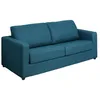 Image de Vente-unique - Canapé convertible 3 places Doneto - tissu - bleu