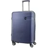 Image de METZELDER Classic R2.0 Valise Cabine Rigide Tendance Chic Garantie 1 an, Bleu, M Moyenne Soute 69/86L - 67x43x28 4kg, Valise rigide extensible avec serrure