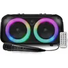 Image de Pickering Enceinte Sono Autonome sur Batterie à LED Panther BLASTER300-300W, Bluetooth USB Radio FM, Echo, Micro Karaoké