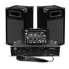Image de Kit Sonorisation 300W Bm Sonic BMS-DJ300-USB-BT Initiation DJ Enceintes Ampli Table de Mixage Bluetooth USB, Microphone Câblages