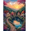 Image de Alipson Puzzle Le Village au Bord de l'Eau Puzzle-F-50178