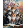 Image de Alipson Puzzle Hiver Félin Puzzle-F-50292