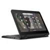 Image de Ordinateur Portable Chromebook avec écran tactile Lenovo 500e 11.6" Intel Celeron N4500 4 Go RAM 32 Go eMMC Noir Reconditionné - Azerty Français en occasion ou reconditionné