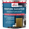 Image de Peinture radiateur, fonte, acier, alu, chauffage, toutes couleurs, peinture radiateur-1 kg (jusqu'à 5 m² en 2 couches) Noir foncé RAL 9005-ARCANE INDUSTRIES
